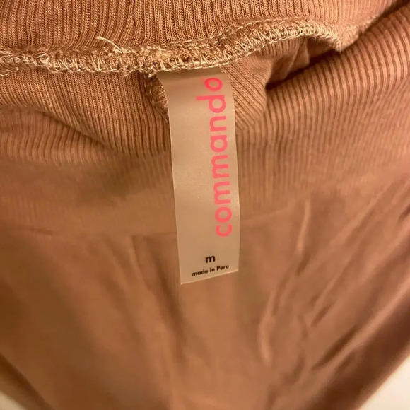 Commando Ribbed Joggers Taupe Size Medium - Picture 6 of 7